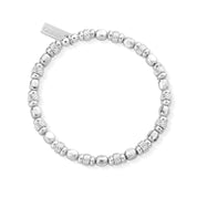 ChloBo |  Twisted Cube Sterling Silver Bracelet