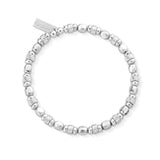ChloBo |  Twisted Cube Sterling Silver Bracelet