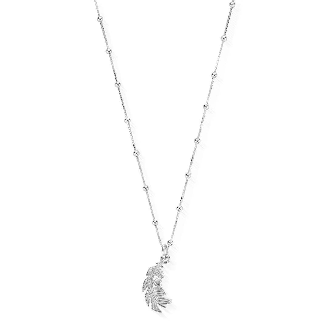 ChloBo |  Heart in Feather Necklace