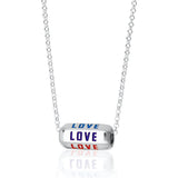 Scream Pretty |  Love is all Around Rainbow Necklace