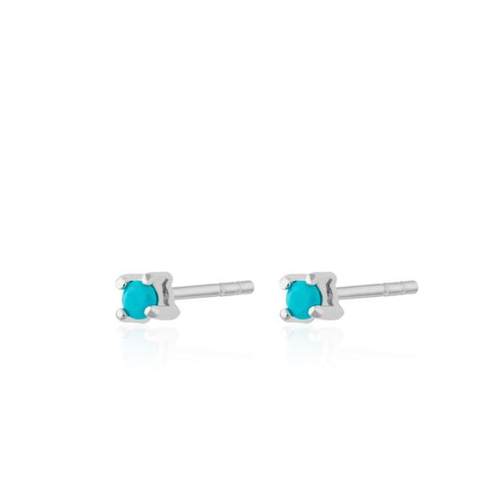 Scream Pretty |  Turquoise Tiny Stud Earrings