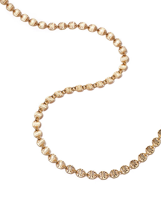 Daisy London |  Treasures Sunburst 18ct Gold Plate Necklace