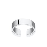 Scream Pretty |  Wide Band Toe Ring - Silver plated