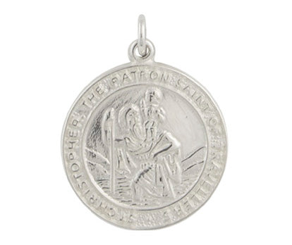 Penmans |  St Christopher Silver Large pendant