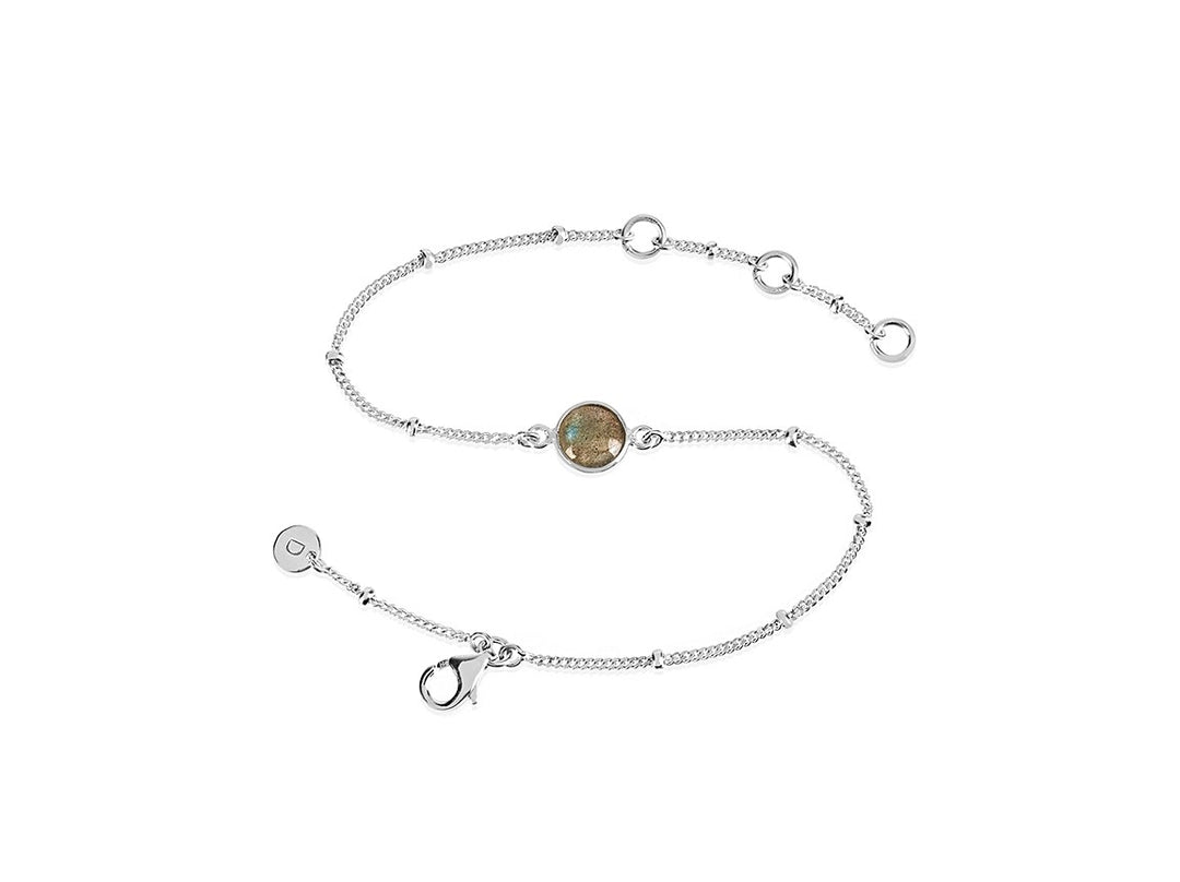 Daisy London |  Labradorite Healing Stone Sterling Silver Bracelet