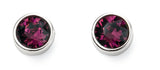 Penmans |  February Birthstone Studs - Amethyst