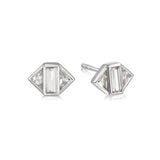 Daisy London |  Beloved White Topaz Stud Earrings