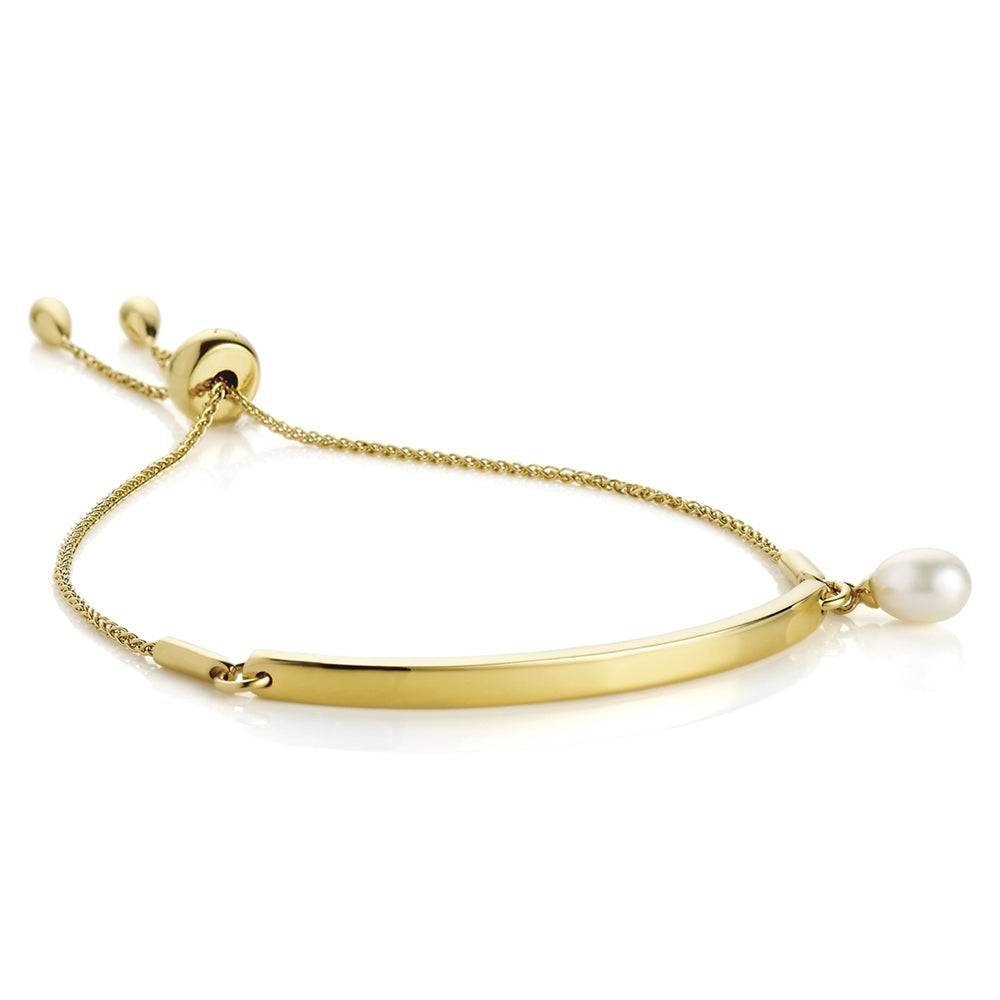 Jersey Pearl |  Viva Bracelet in yellow gold plate