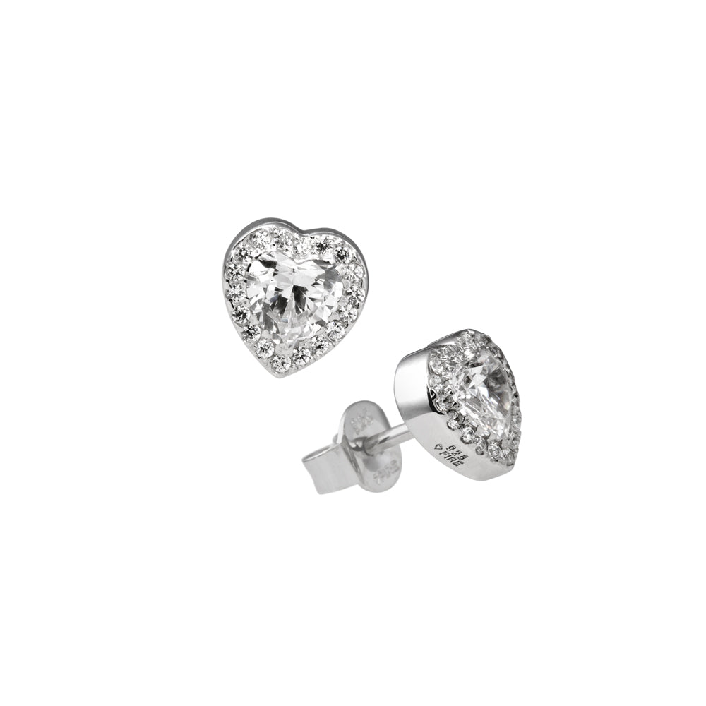 Diamonfire |  Heart earrings