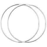Penmans |  Sterling Silver 80mm Hoops