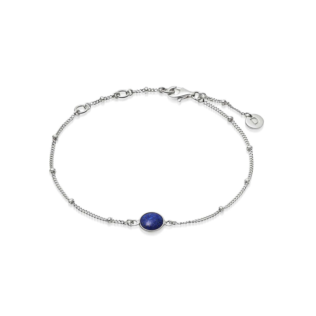 Daisy London |  Lapis Healing Stone Sterling Silver Bracelet
