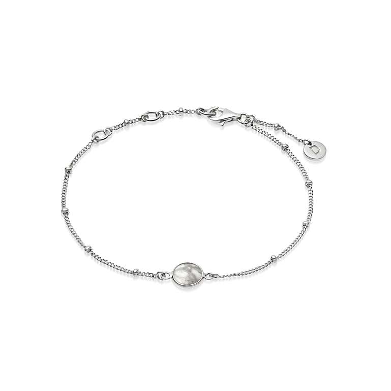 Daisy London |  Howlite Healing Stone Sterling Silver Bracelet