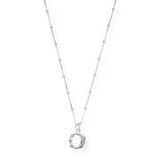 ChloBo |  Moon & Star Bobble Chain Silver Necklace