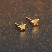 Scream Pretty |  Tiny Star Stud 18ct gold plated Earrings