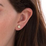 Scream Pretty |  Disc Stud 18ct Gold Plated Earrings