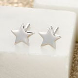 Scream Pretty |  Tiny Star Stud Rhodium Plated Sterling Silver Earrings