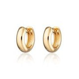 Scream Pretty |  Chunky Huggie Hoop Gold Plated Earrings