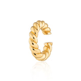 Scream Pretty |  Hannah Martin Twist & Shout Chunky Gold Plated Single Ear Cuff