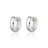 Scream Pretty |  Chunky Huggie Hoop Sterling Silver Earrings