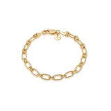 Daisy London |  Stacked Gold plated Link chain Bracelet