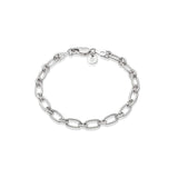Daisy London |  Stacked Sterling Silver Link chain Bracelet