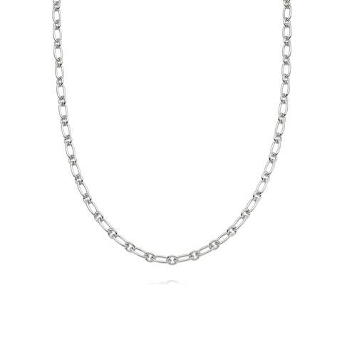 Daisy London |  Stacked Linked Chain Sterling Silver Necklace