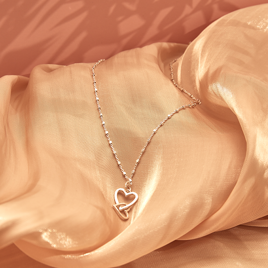 ChloBo |  Interlocking Love Hearts Necklace